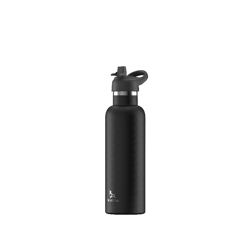 Double wall stainless steel vacuum insulation bottle with suction nozzle 750ml