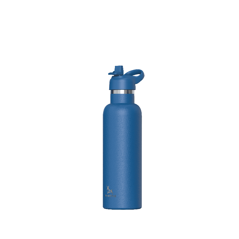 Double wall stainless steel vacuum insulation bottle with suction nozzle 750ml - Image 4